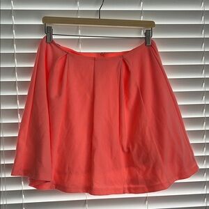 Alya Pink Mini Skater Skirt with Pleats